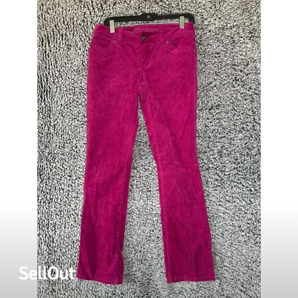dELiA*s Women's Pink Corduroy Straight Pants Size 5 Casual 5-Pocket
